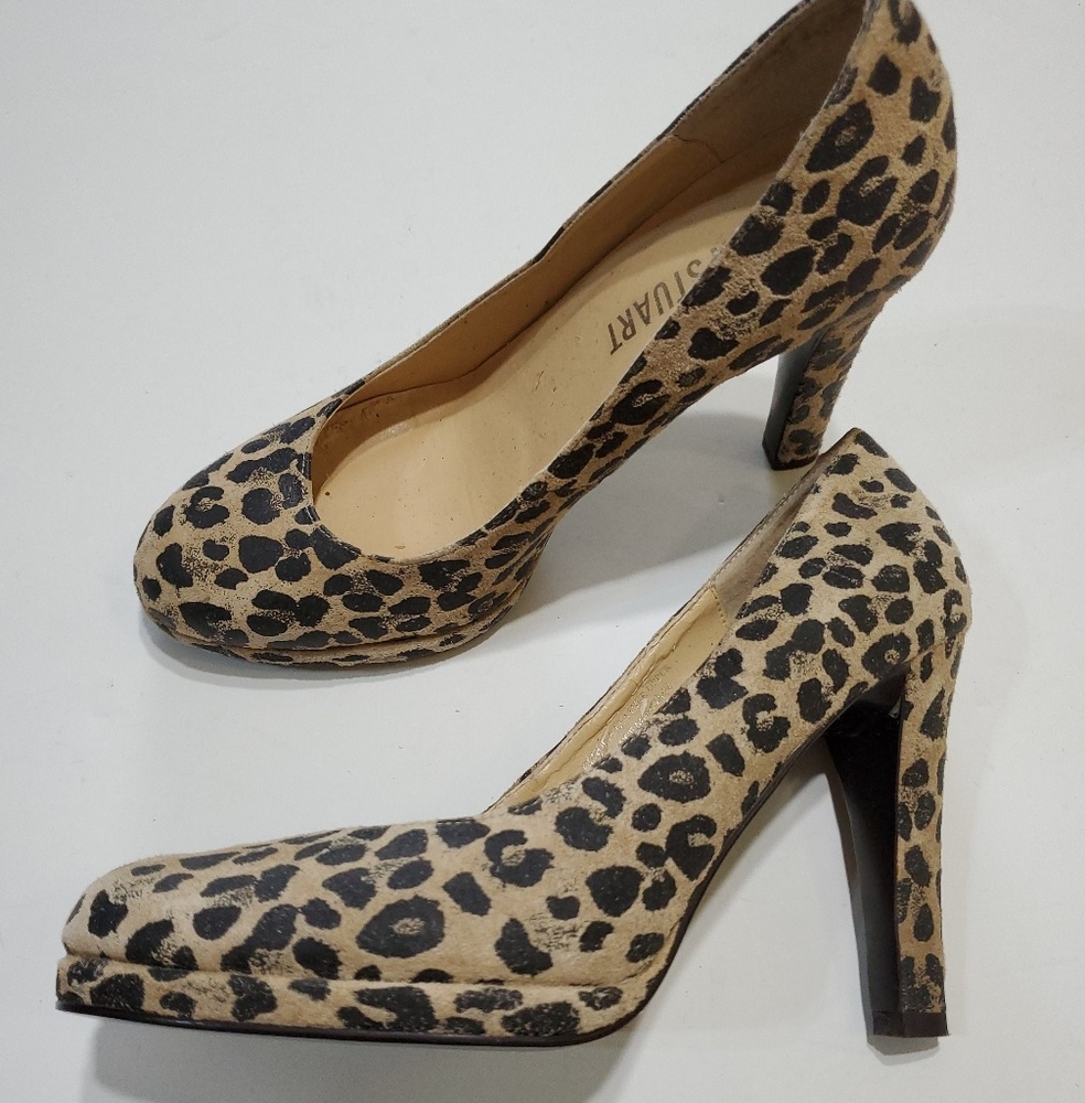 Colin Stuart Cheetah Skin High Heels 5M